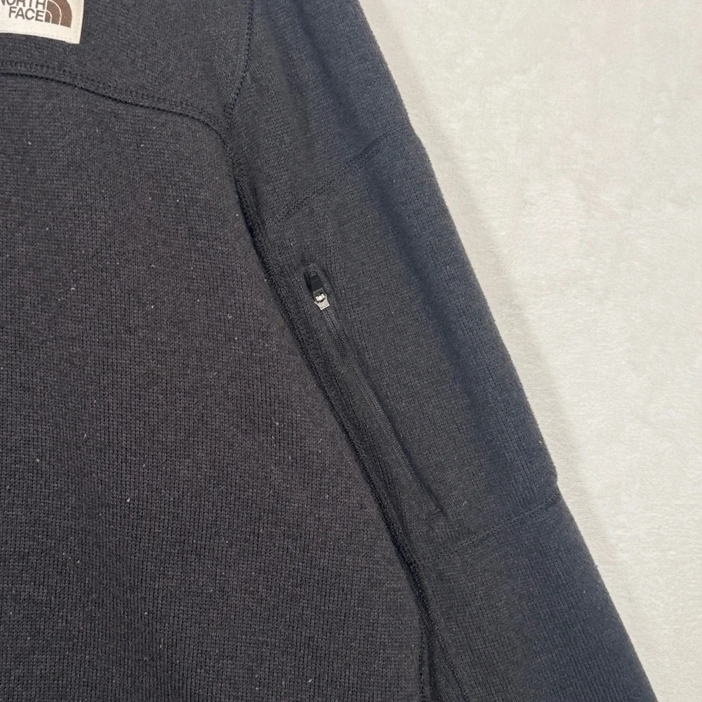 The North Face Black Quarter Zip Sweater XL
